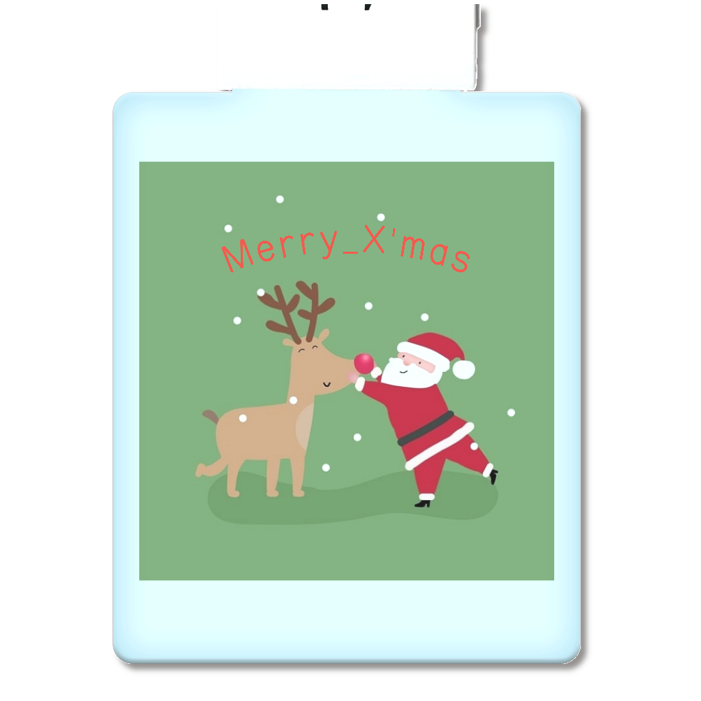 Merry Christmas ♪サンタとトナカイのプレゼント