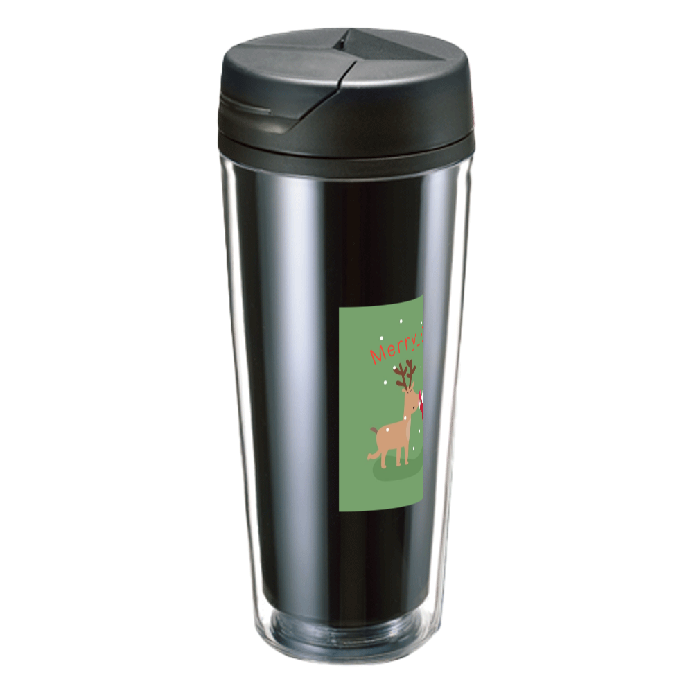 カスタムデザインタンブラーFC　500ml　サンタとトナカイ♪