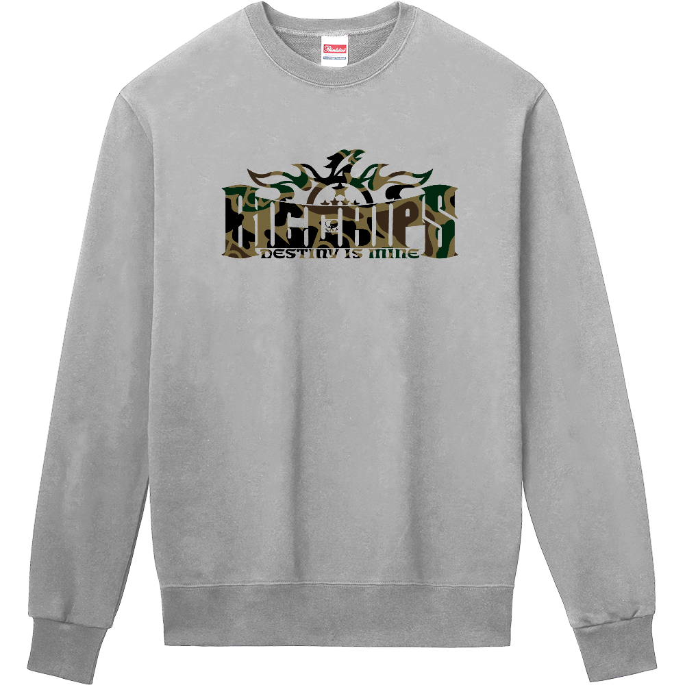 トレーナー BIGCHIPS013 Phoenix001 b✓迷彩 緑カモフラ トレーナー色変更OK