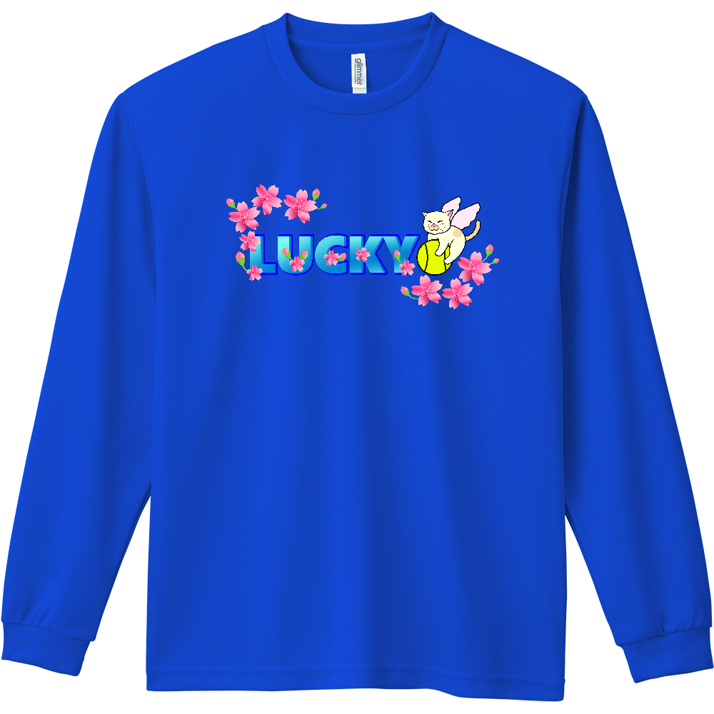 ANGEL　CAT  天使の猫　ドライシャツ　長袖