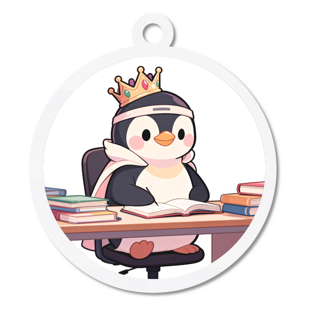 がんばるイリオ 受験生応援アクリルキーホルダー （丸形）