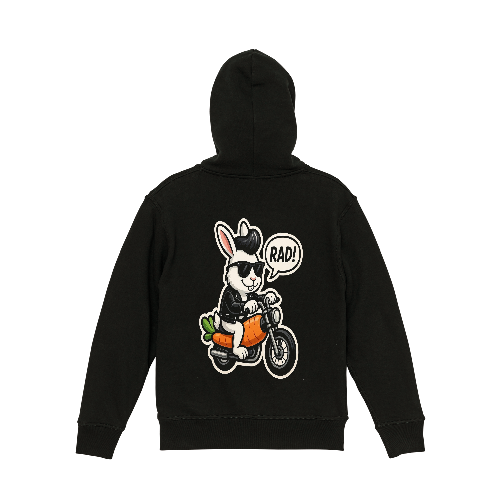 バイカーうさぎ パーカー