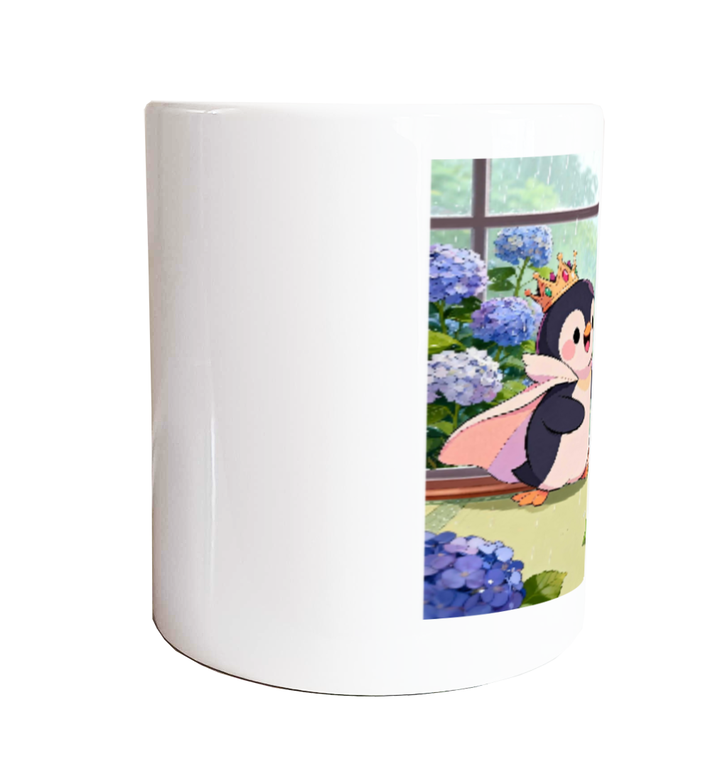 雨音とあじさい|イリオたちの季節マグカップ(6月)