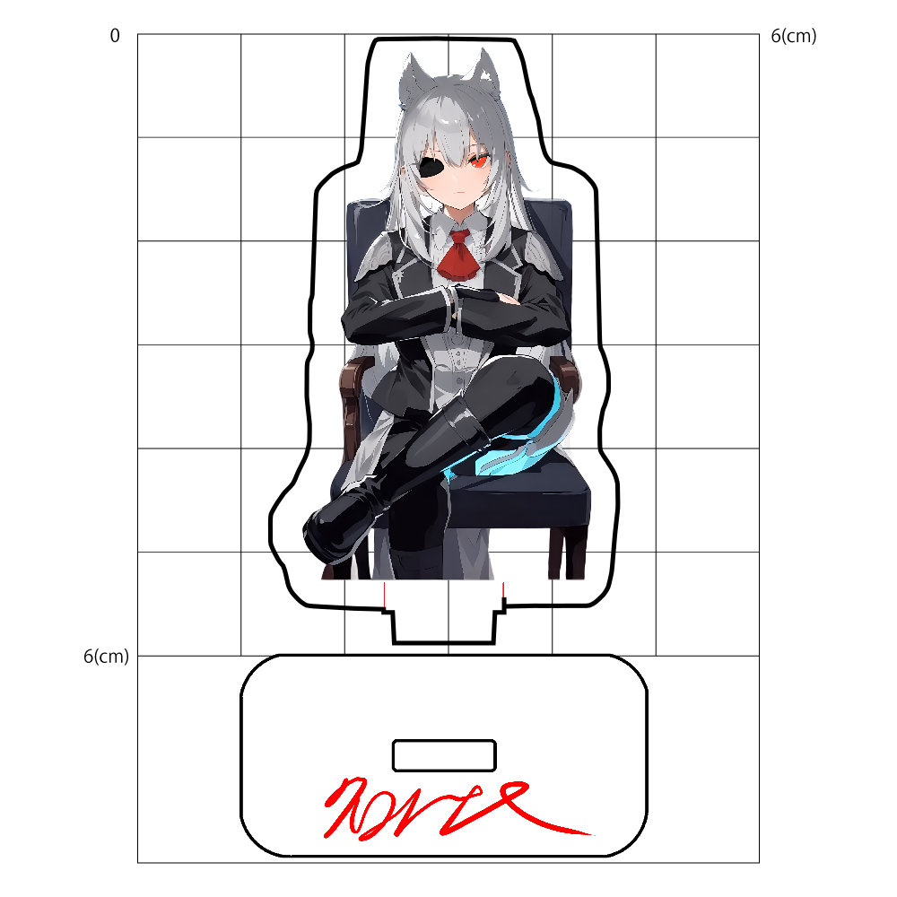 紅卯クロハム　アクリルスタンド