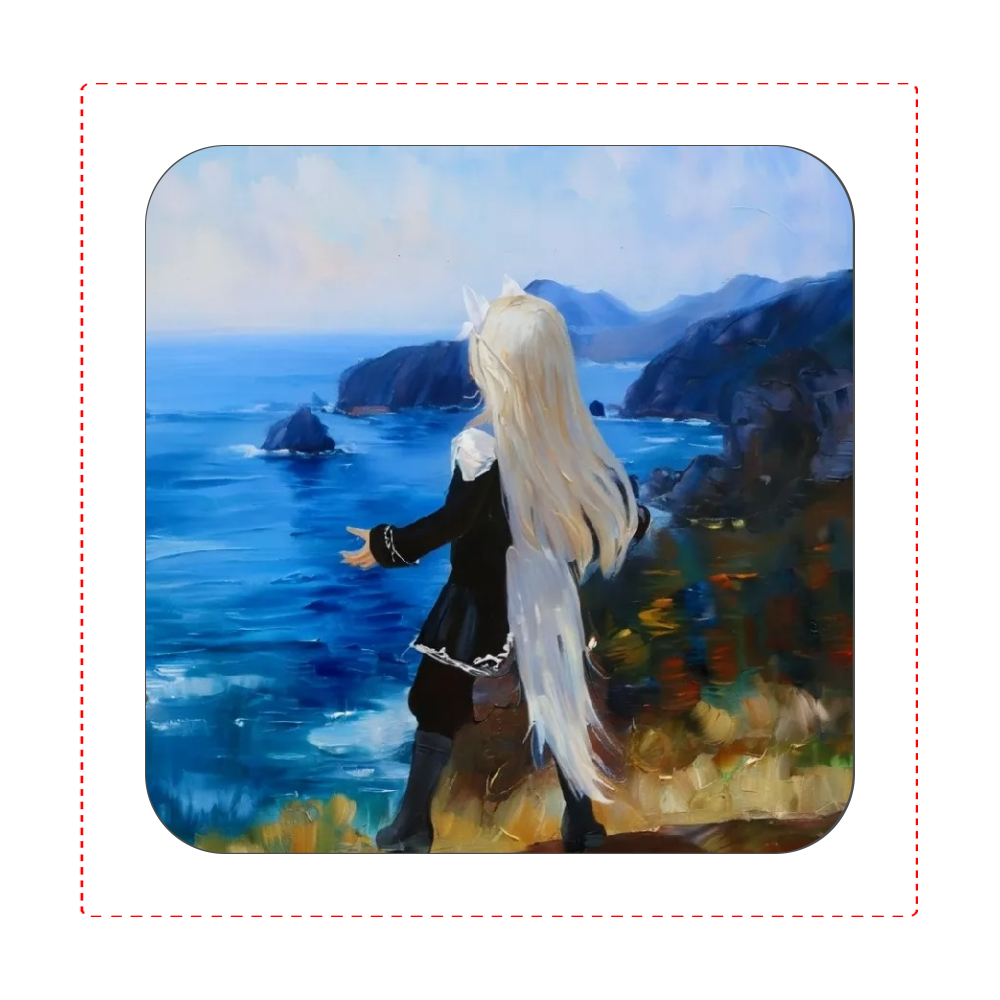 前面プリントハンカチ[紅卯クロハムの解放]