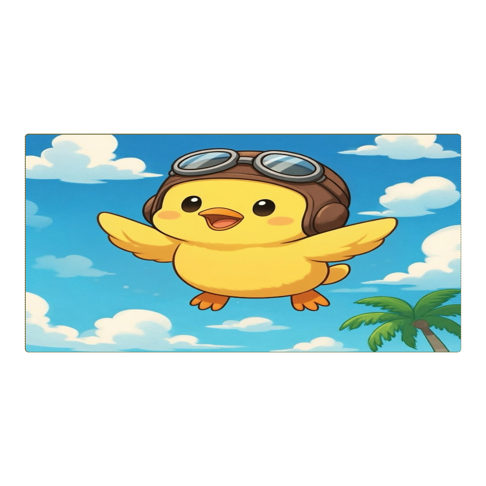 鳥さん バスタオル ダイブ