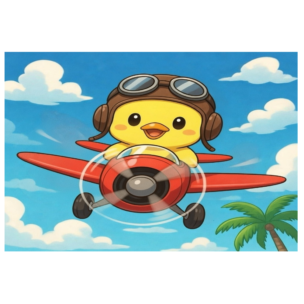 鳥さんアタック バスマット