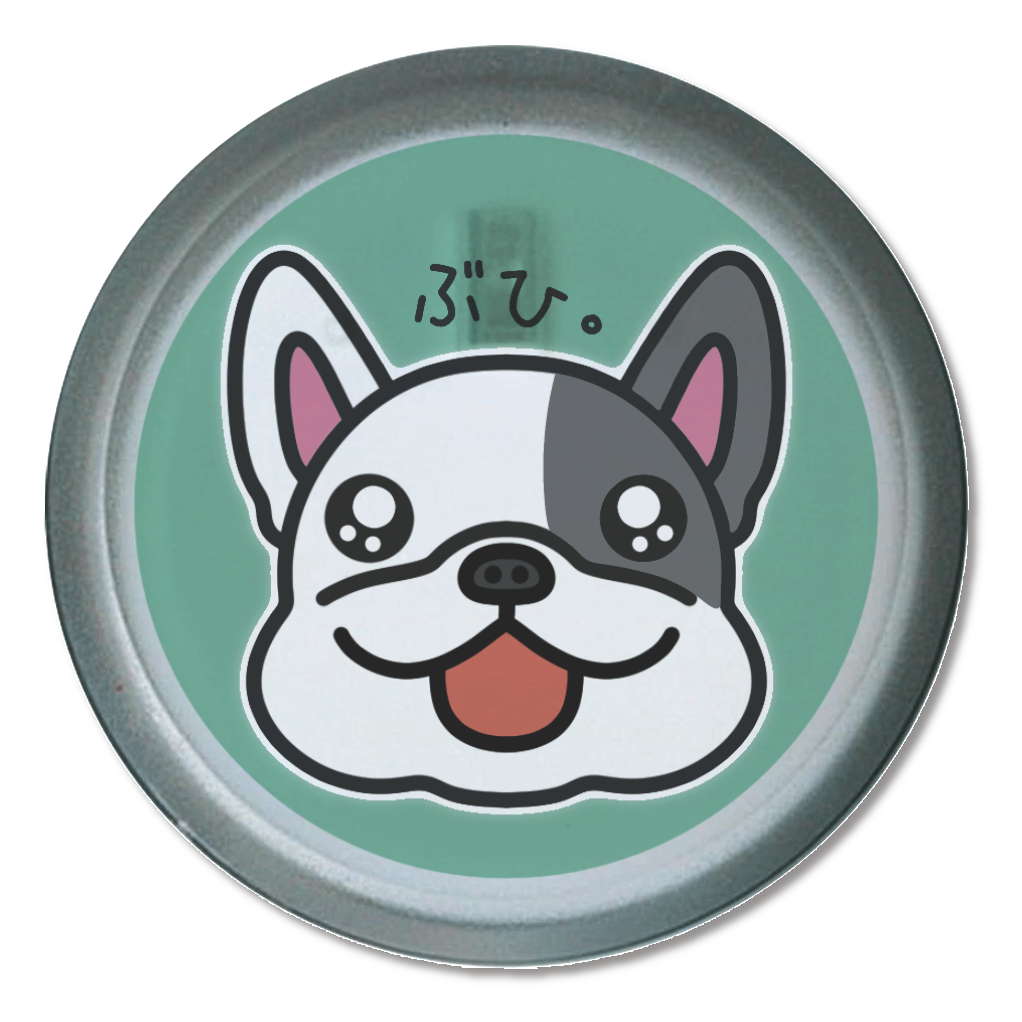 光るぶひ缶バッチ【片パイド】