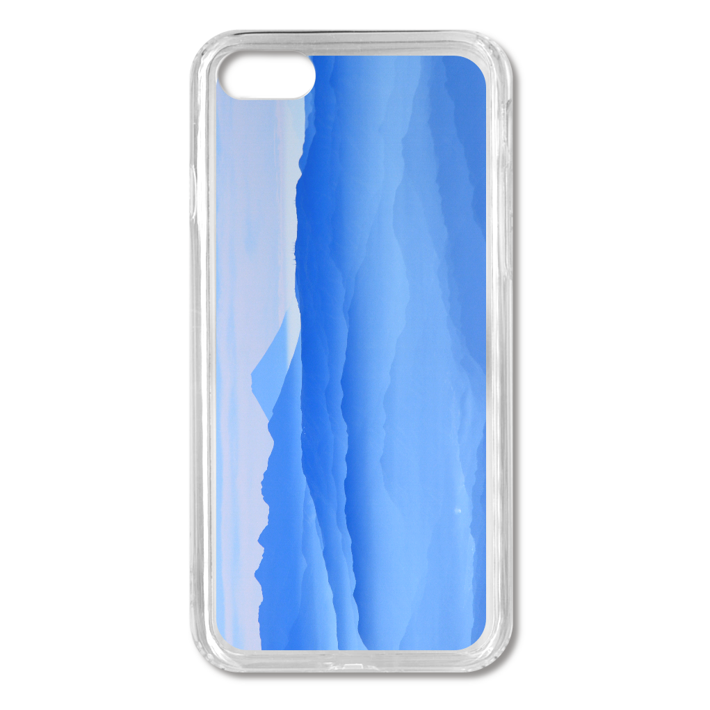 青い富士山(青富士) iPhone8/SE2/SE3 MagSafe対応 耐衝撃クリアケース