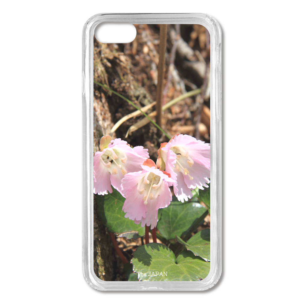 TheJAPAN8 イワウチワ sq-ip-emd-0009 iPhone8/SE2/SE3 MagSafe対応 耐衝撃クリアケース