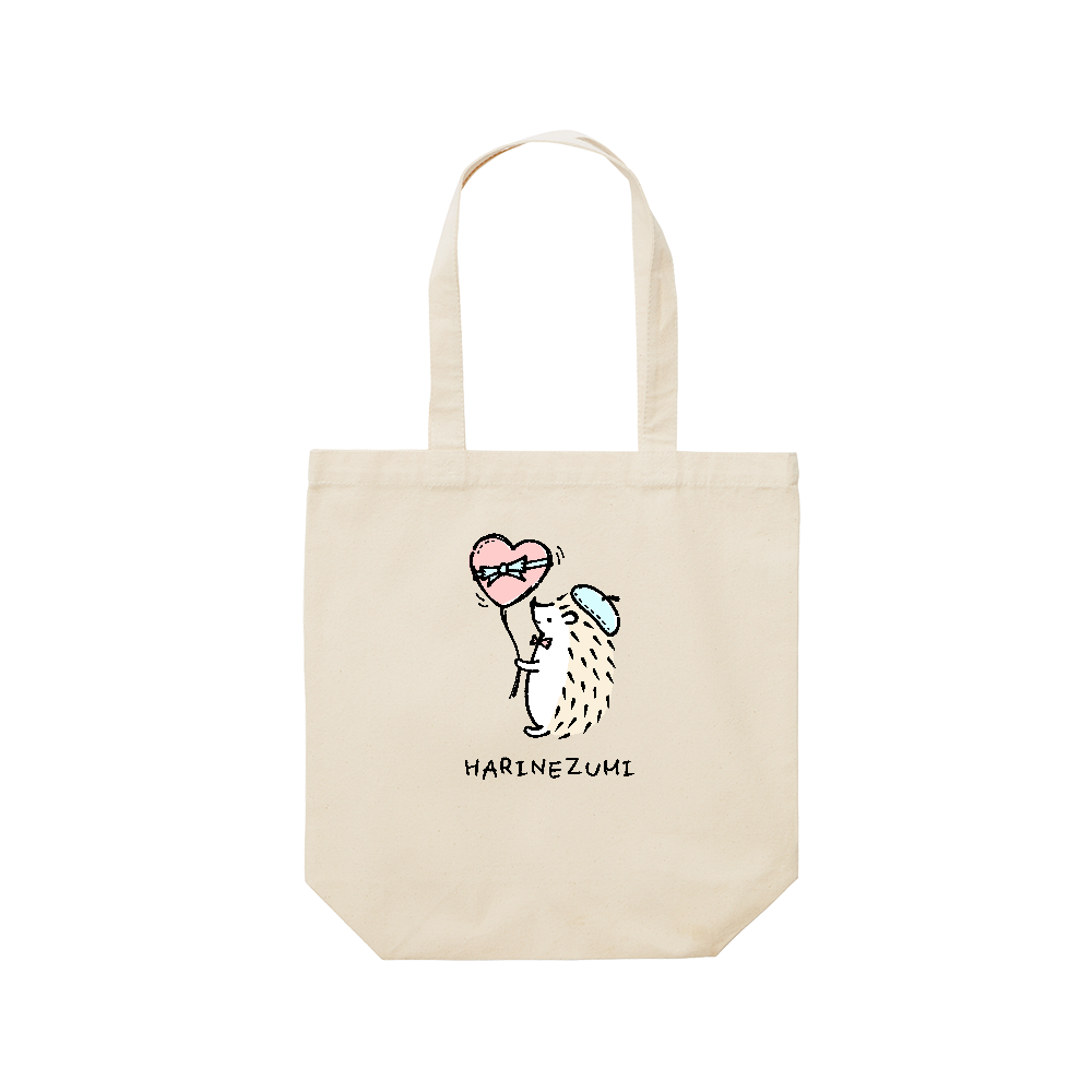 バレンタイン ハートの風船を持つハリネズミくん CO