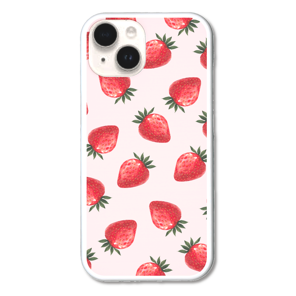 iPhone15 いちご　スマホケース