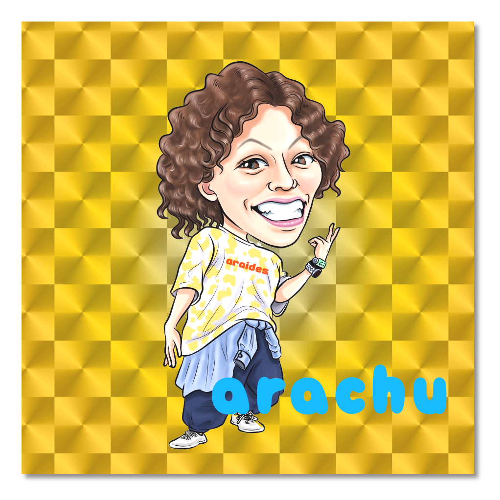 arachuキラキラシール