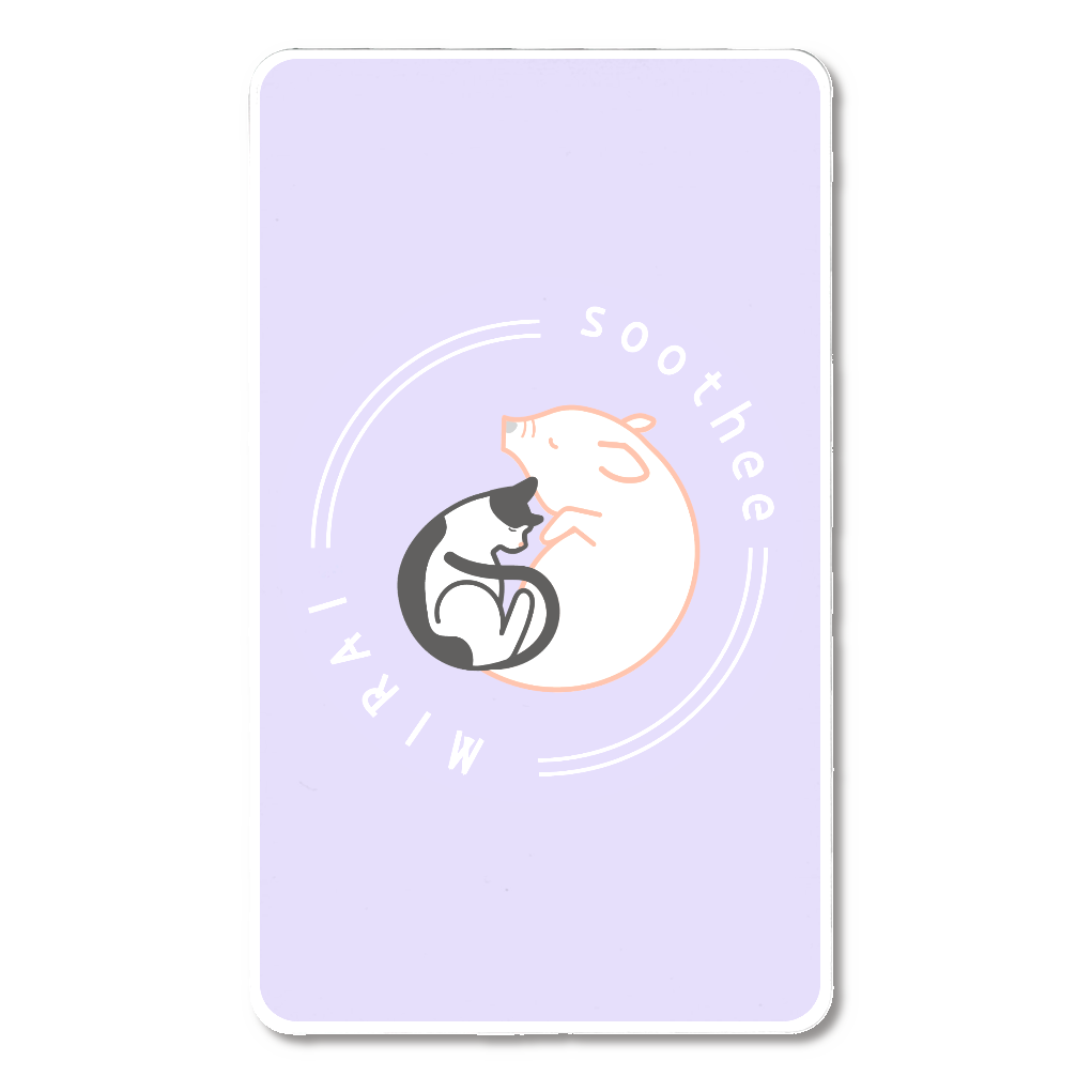 【スージー✖️未来】モバイルバッテリー　紫