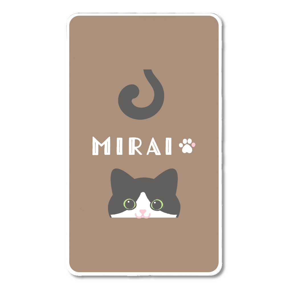 【未来】モバイルバッテリー　茶色