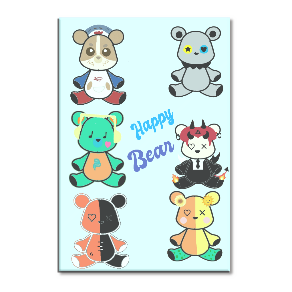Happy♡Bear♡タトゥーシール