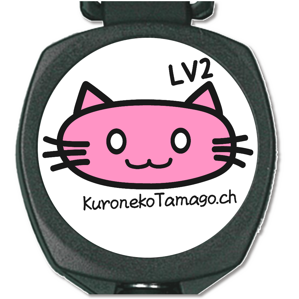 かんちゃん猫カラビナ付リールキーホルダー