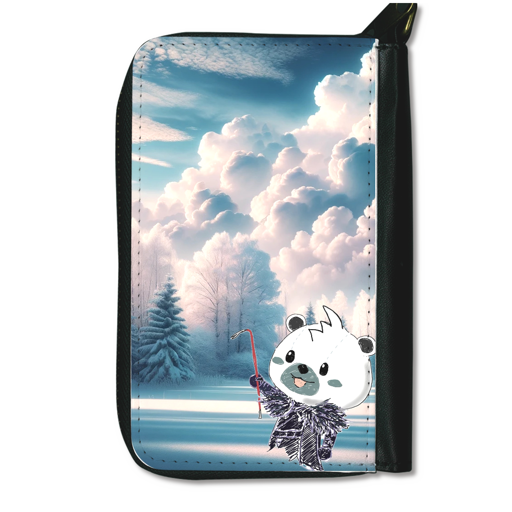 しろくまコイン・パスケース（雪）