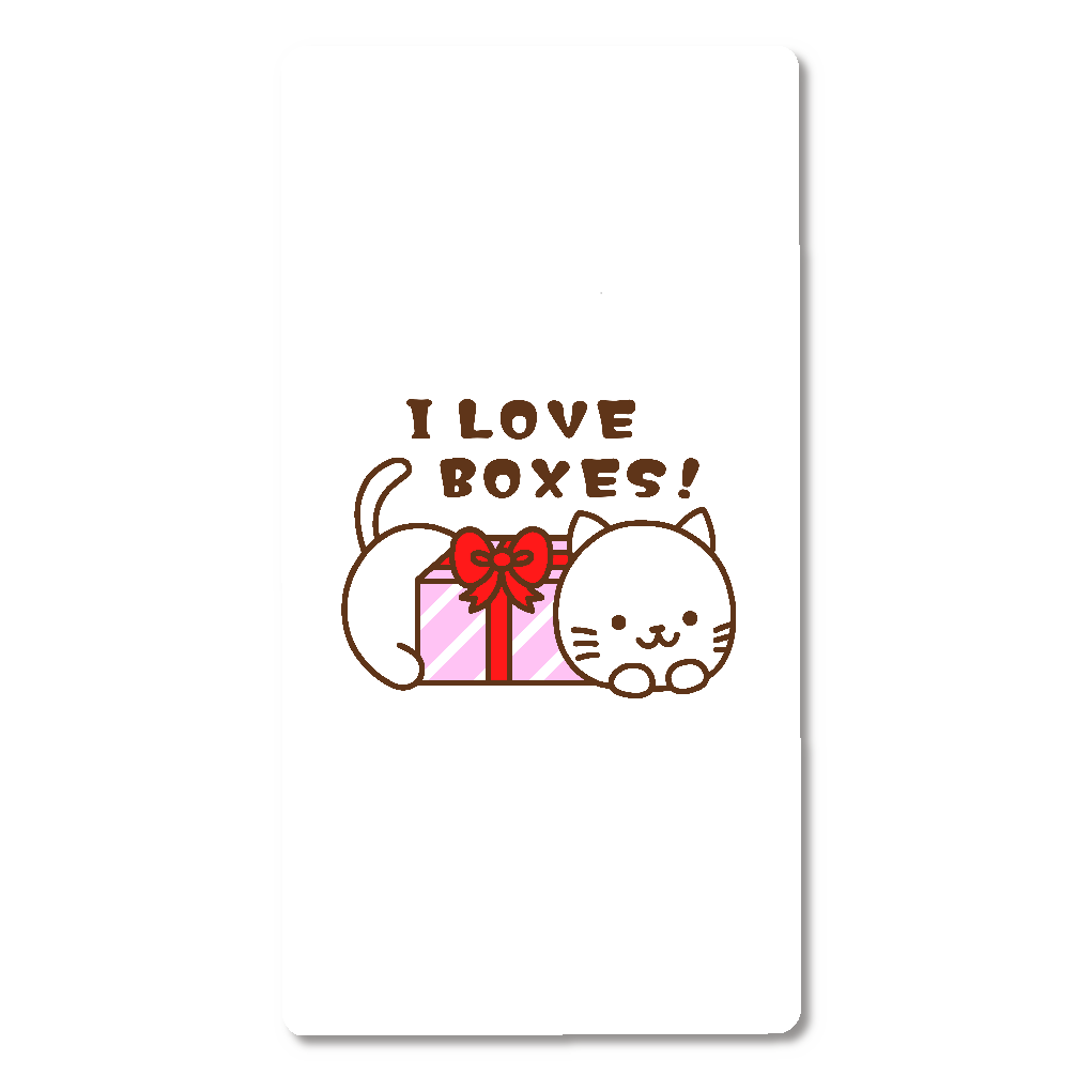 箱が好きな猫【モバイルチャージャー6000フラット】