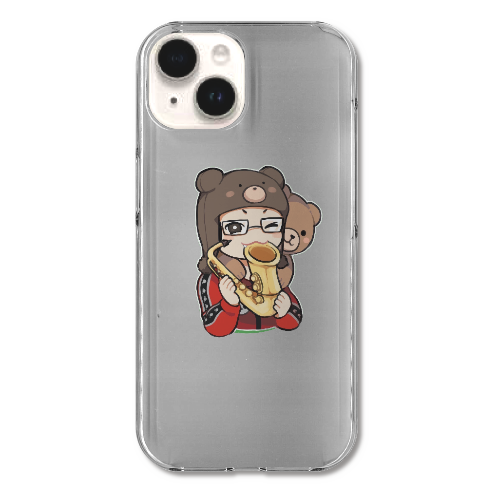 iPhone15用スマホクリアケース