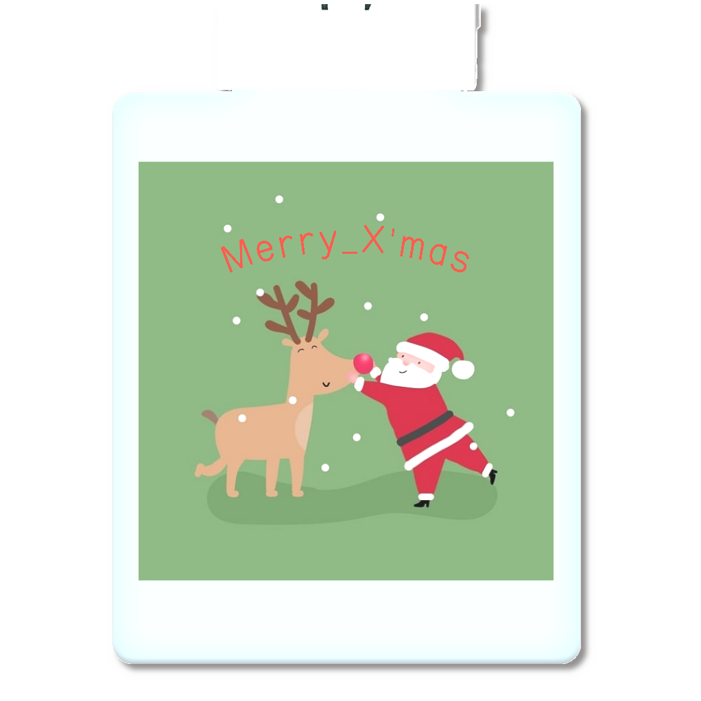 Merry Christmas ♪サンタとトナカイのプレゼント