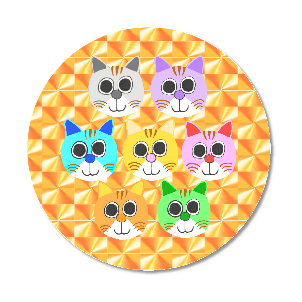 カンバッチ75mm(金運UP)