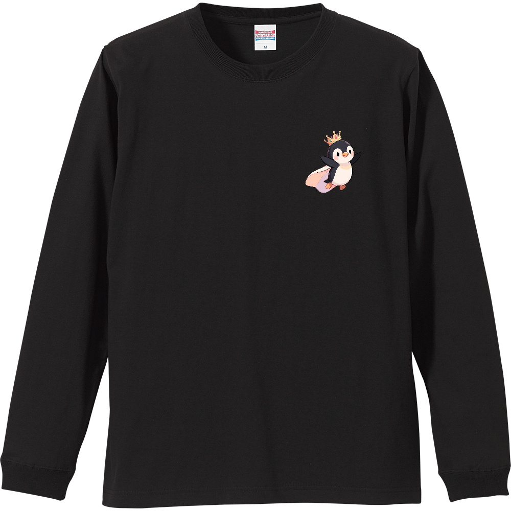 セリーニ ワンポイント ロングTシャツ（リブ付き）