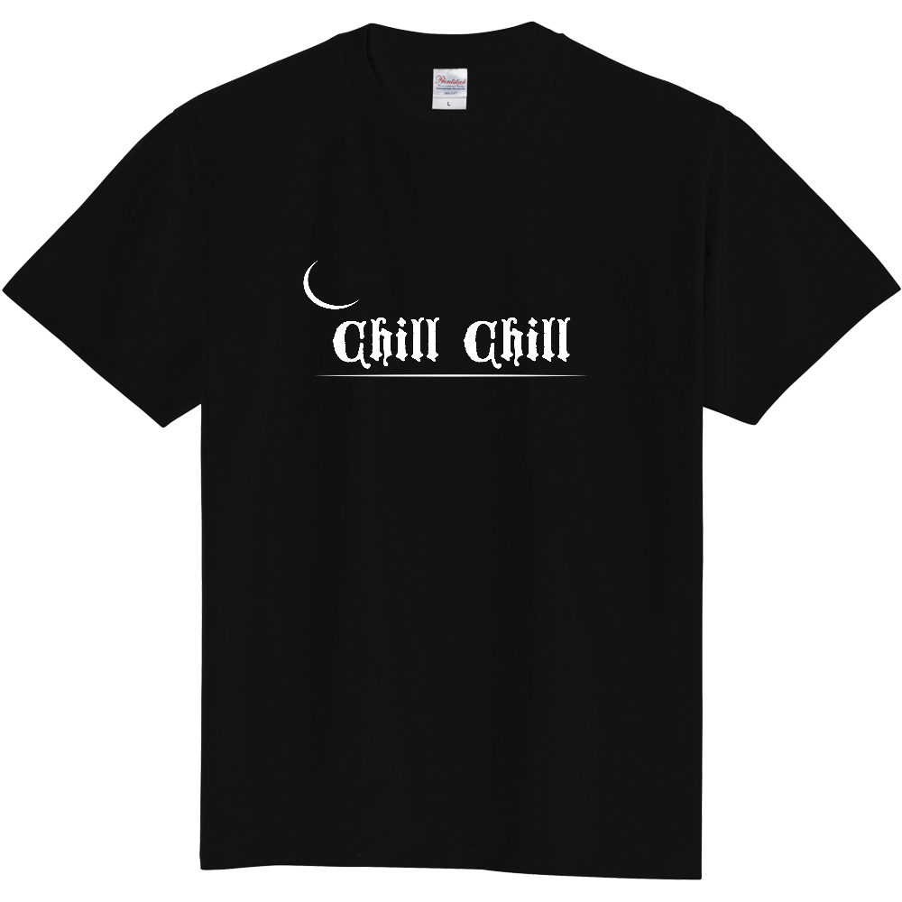 Chill ChillオリジナルロゴTシャツ(ブラック)