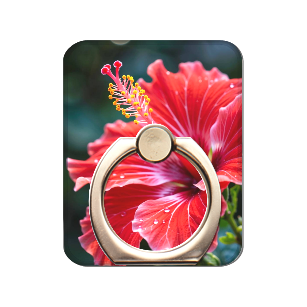 スマホリング ハイビスカス