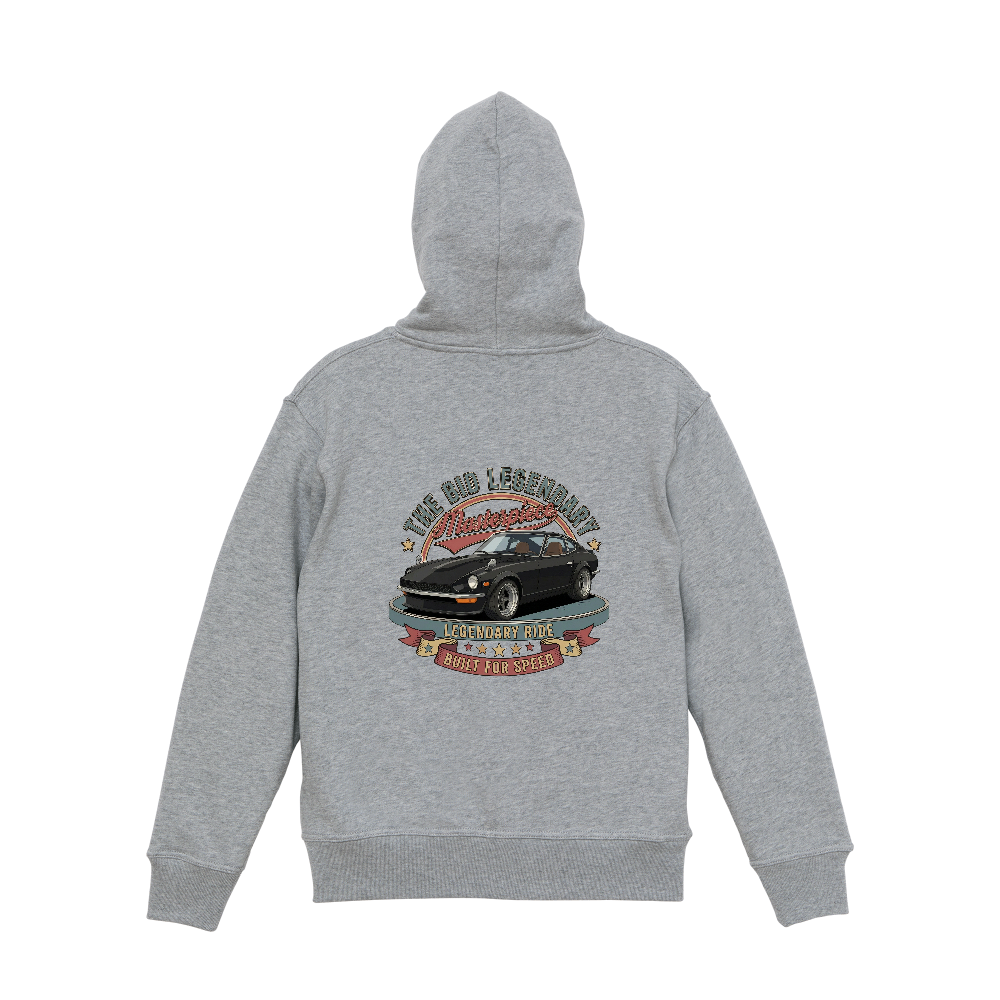 N-30【THE BID LEGENDARY 公式】ヘヴィーウェイト・バックプリントパーカー