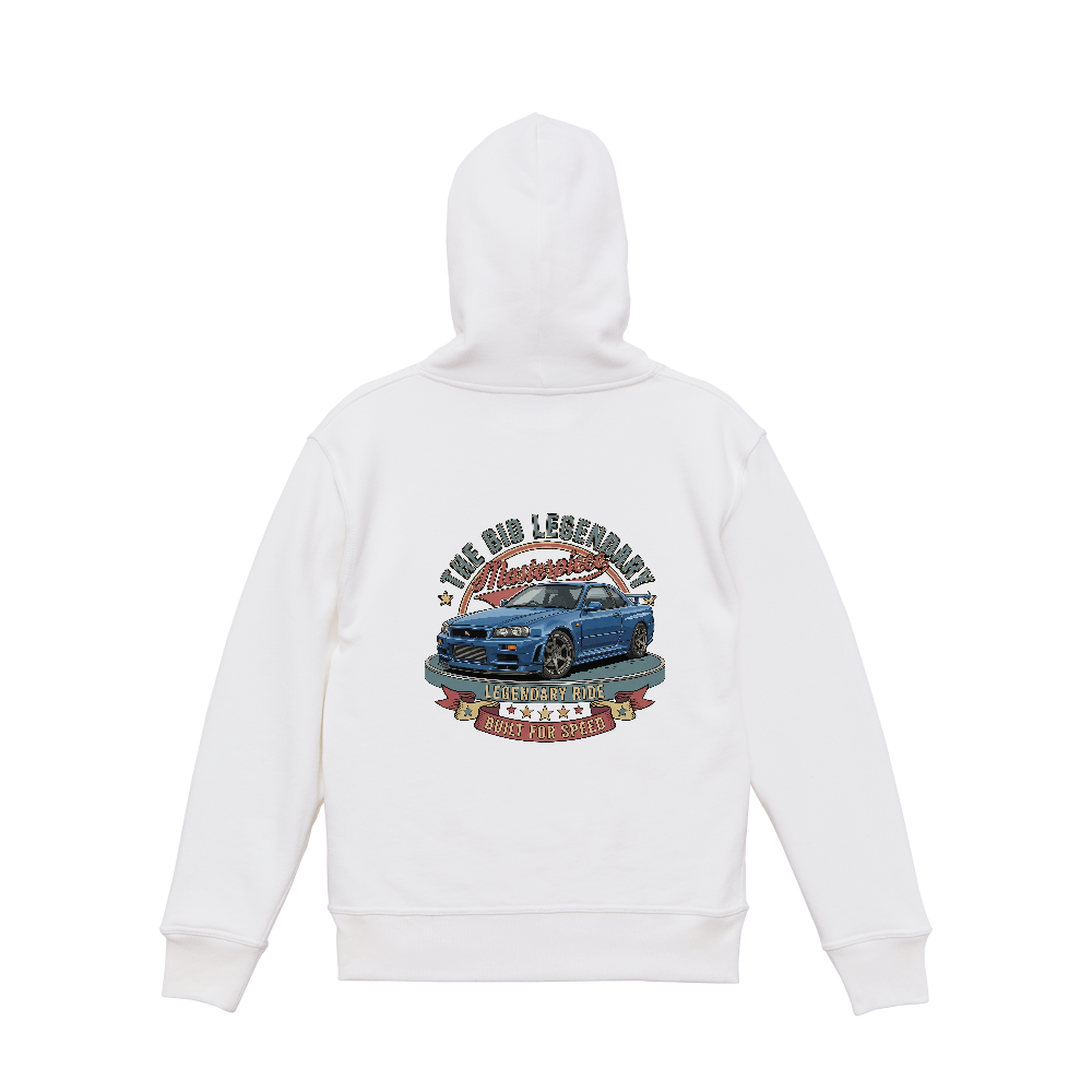 N-34　【THE BID LEGENDARY 公式】ヘヴィーウェイト・バックプリントパーカー