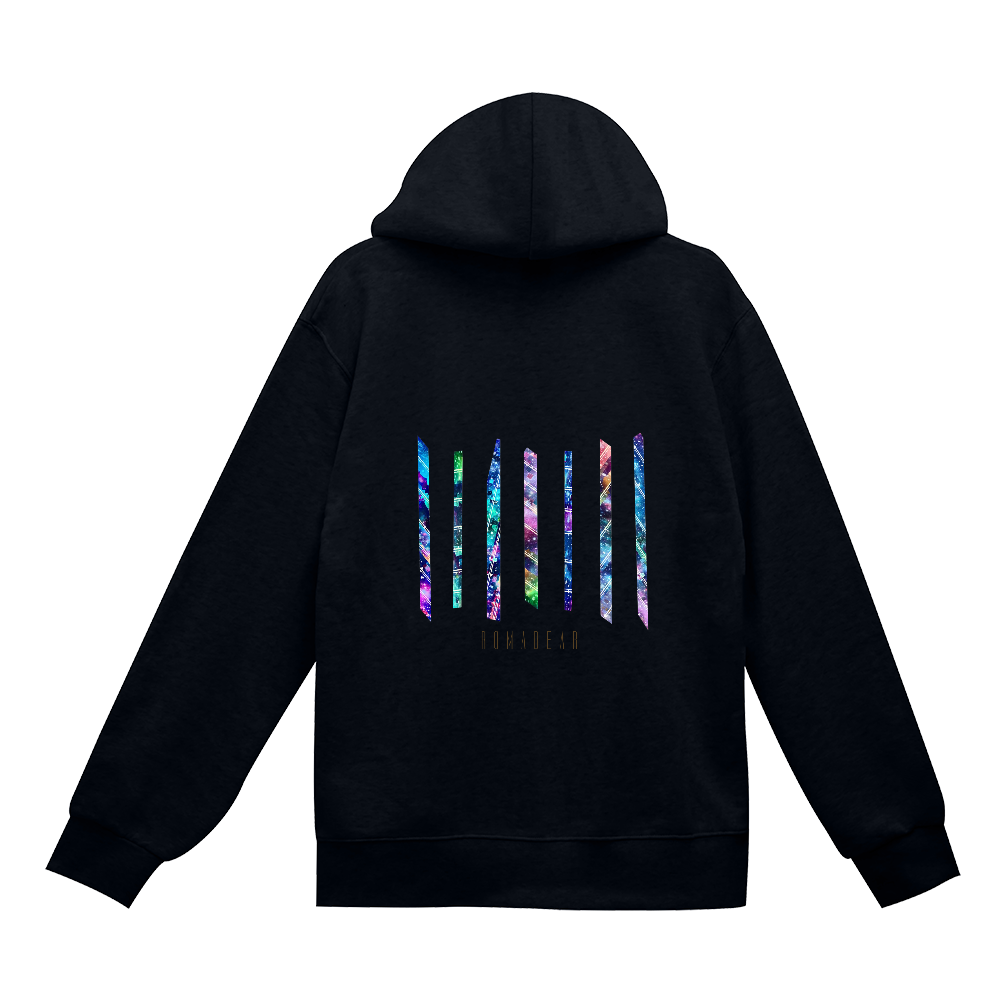 ⑱ｽﾄﾗｲﾌﾟNA〜ｵｰﾛﾗ 空と海 ゆらゆらvision　裏起毛