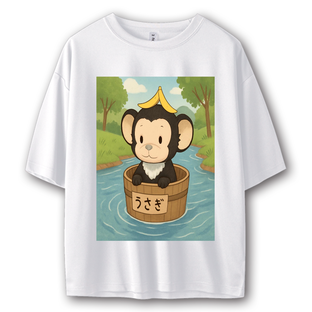 うさぎというちんぱん ストリート系Tシャツ