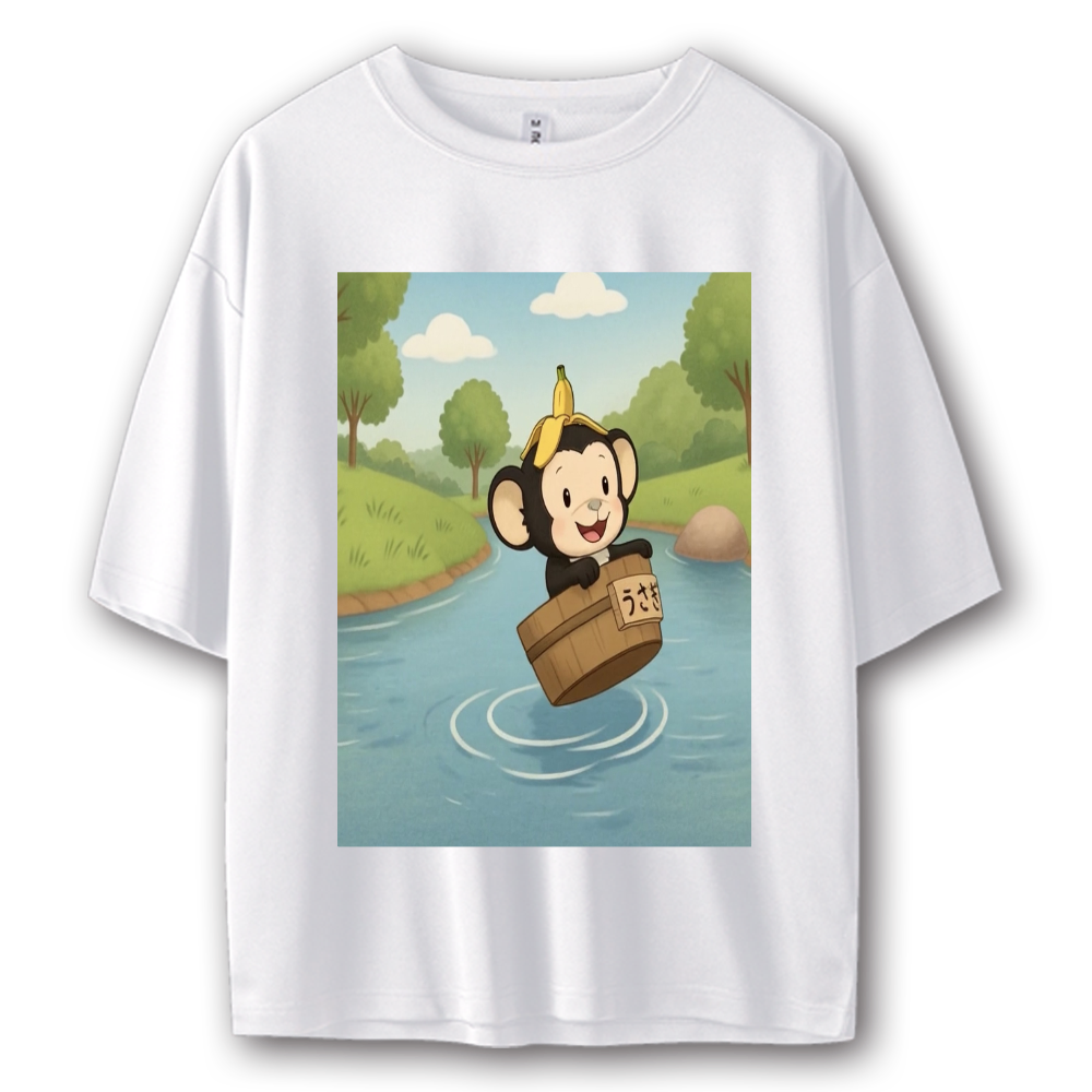 うさぎというちんぱん ストリート系Tシャツ