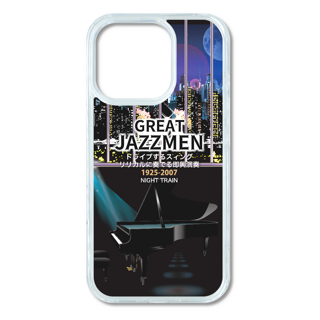 G018-16p　『即興』iPhone16Pro MagSafe対応 耐衝撃クリアケース