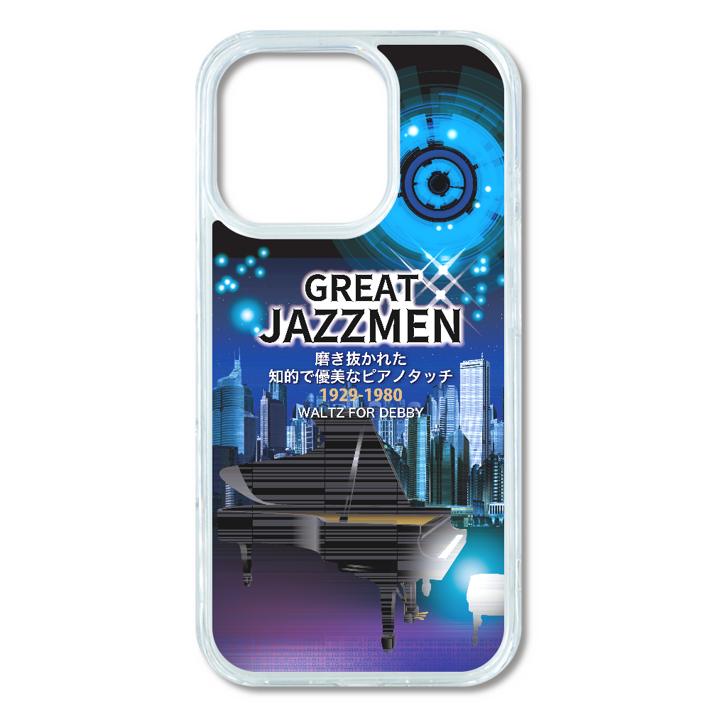 G014-16p　『知的』iPhone16Pro MagSafe対応 耐衝撃クリアケース