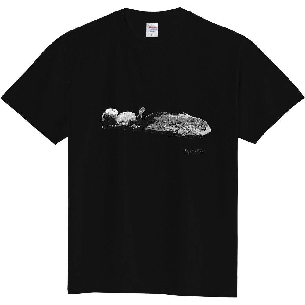オフィーリアTシャツ黒
