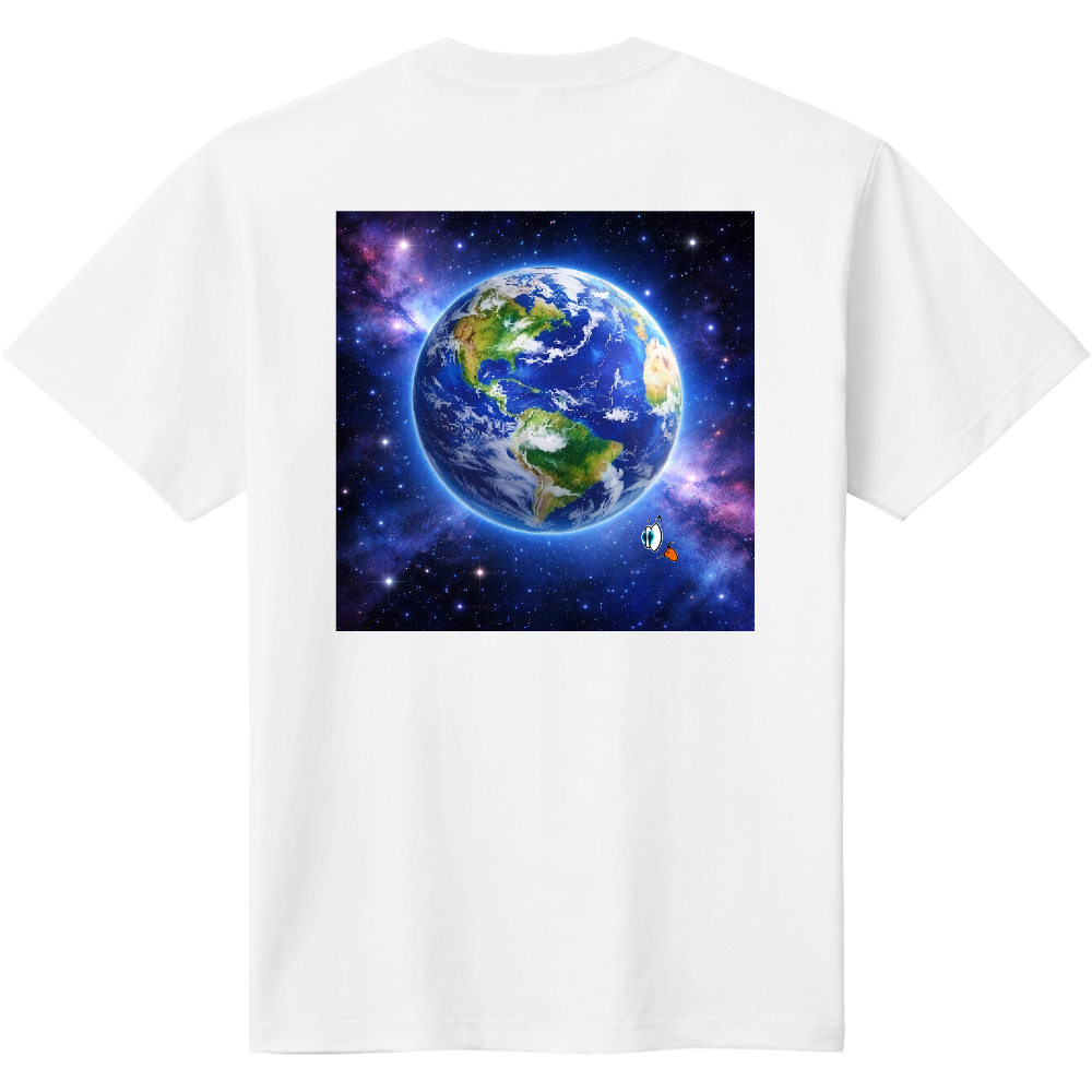 宇宙地球Tシャツ