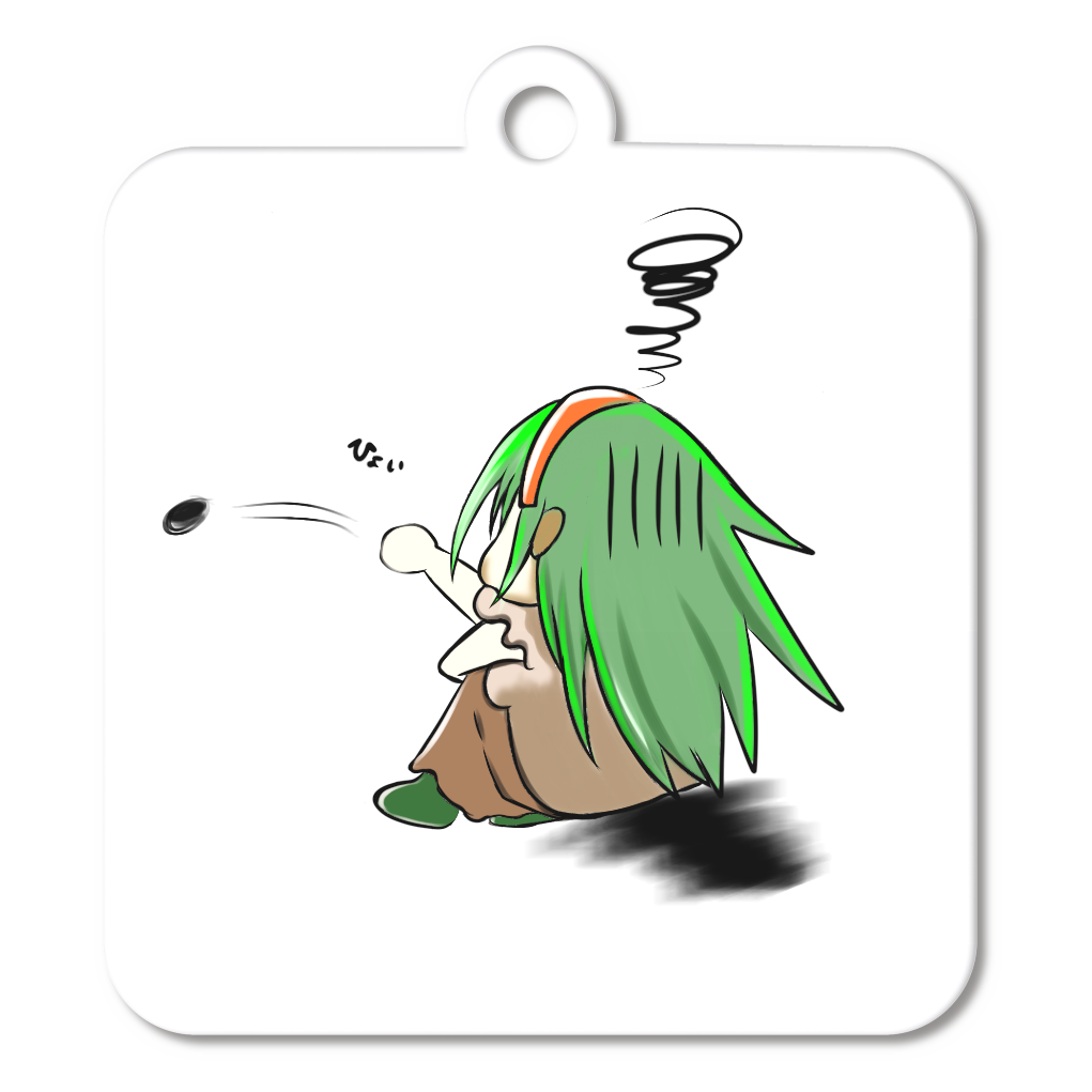 "拗ねる"ユザナちゃんアクリルキーホルダー