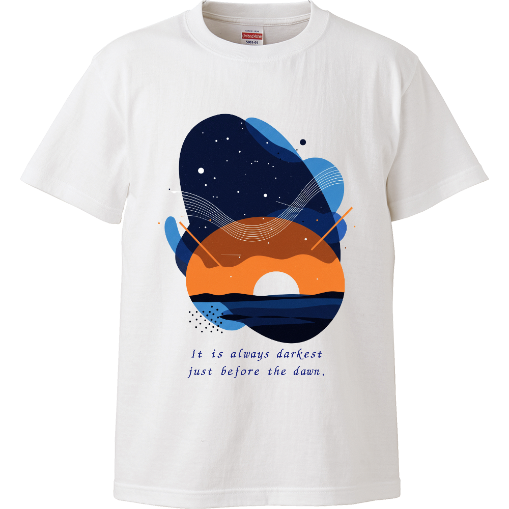 [Tシャツ] It is always darkest just before the dawn