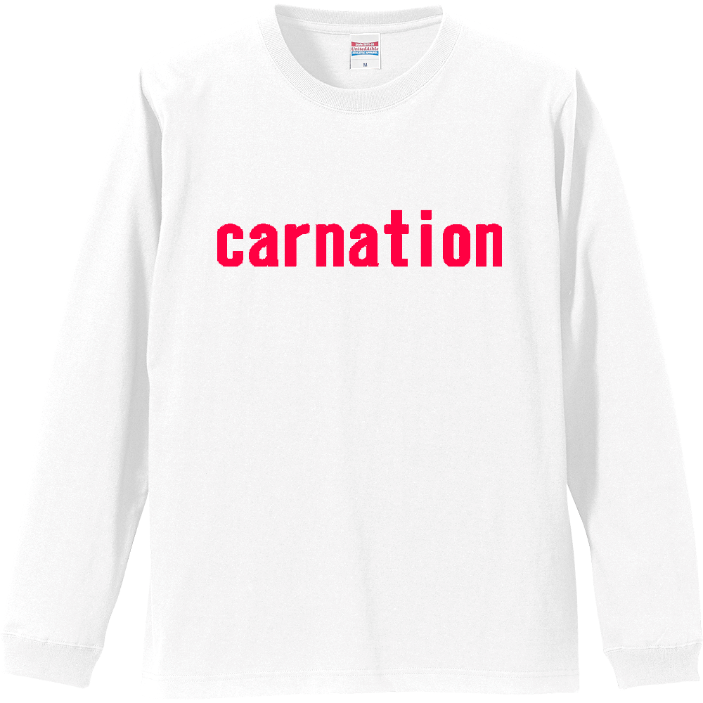 CARNATION LOGO LONG T RED