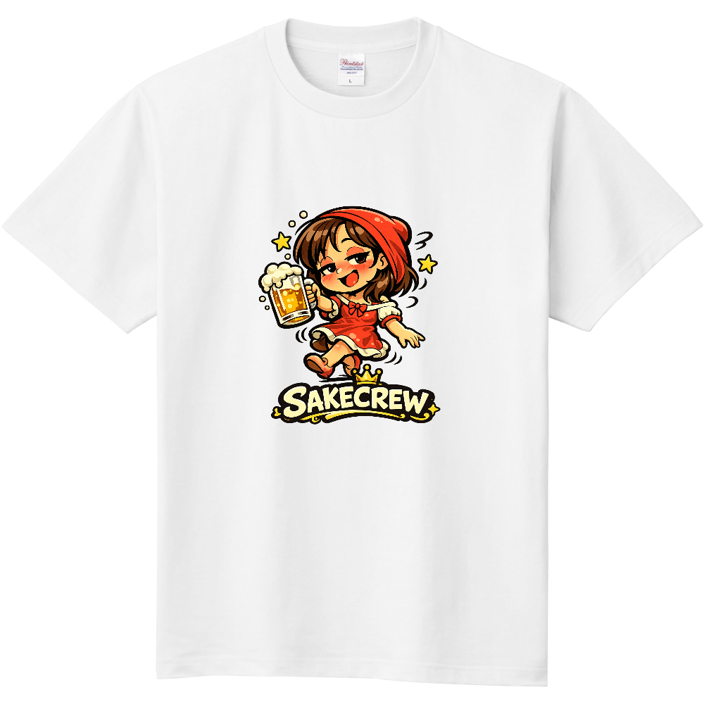 サケクルー　酔っぱらいガールTee
