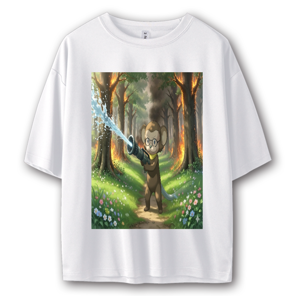 消防ちんぱん ストリート系Tシャツ