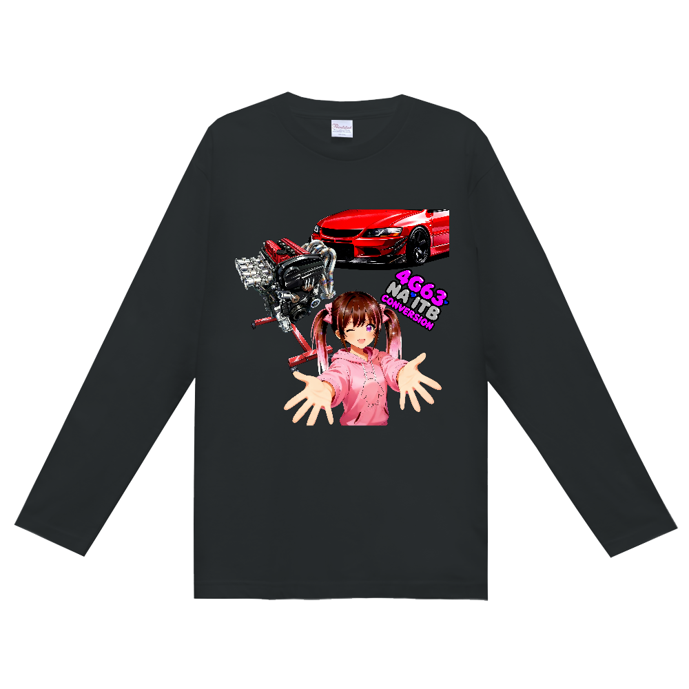 4G63改 NA 4連スロットル仕様 (ITB) × ピンクちゃん! 秋葉原自動車