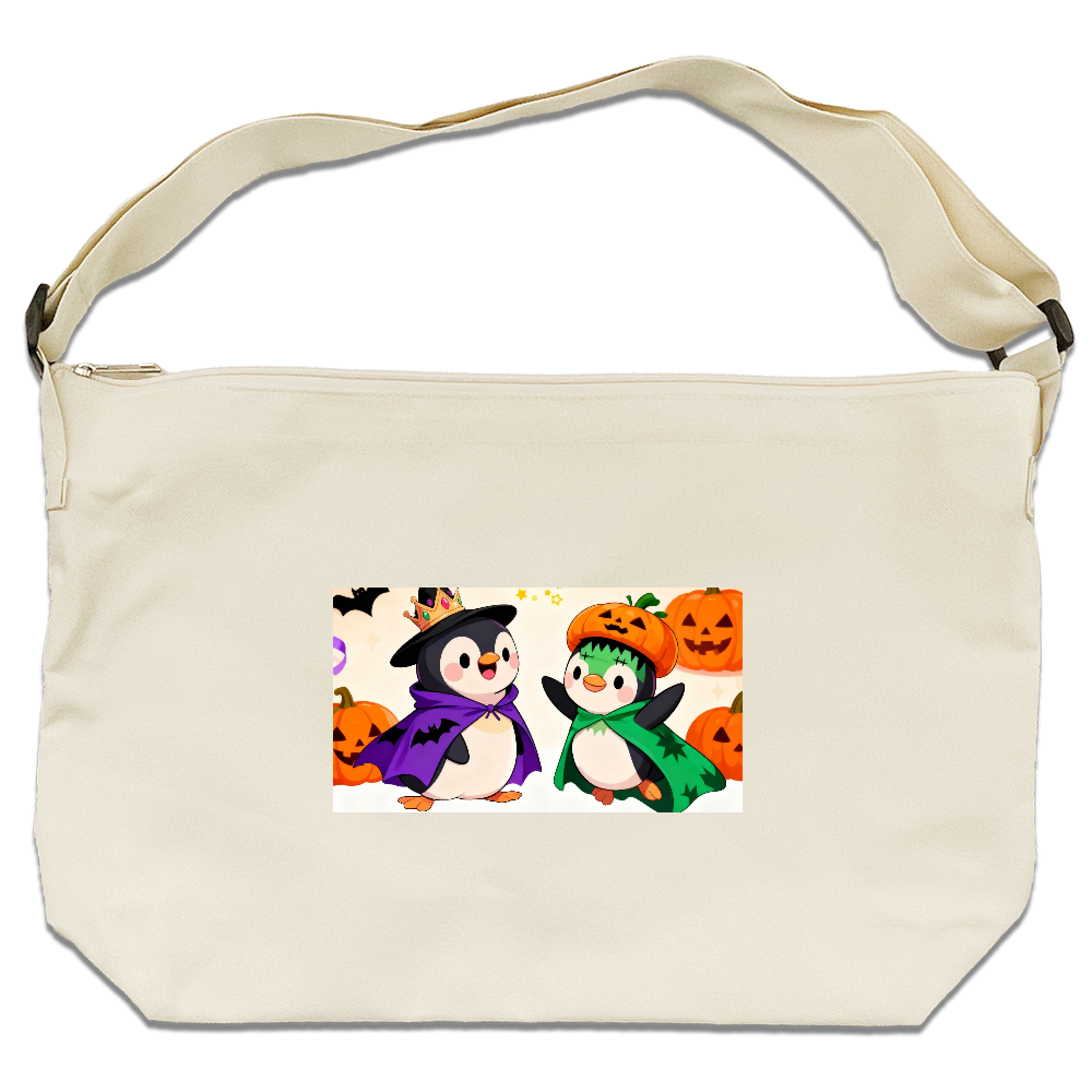 ハロウィン気分をそっと。イリオとセリーニのイラストショルダーバッグ