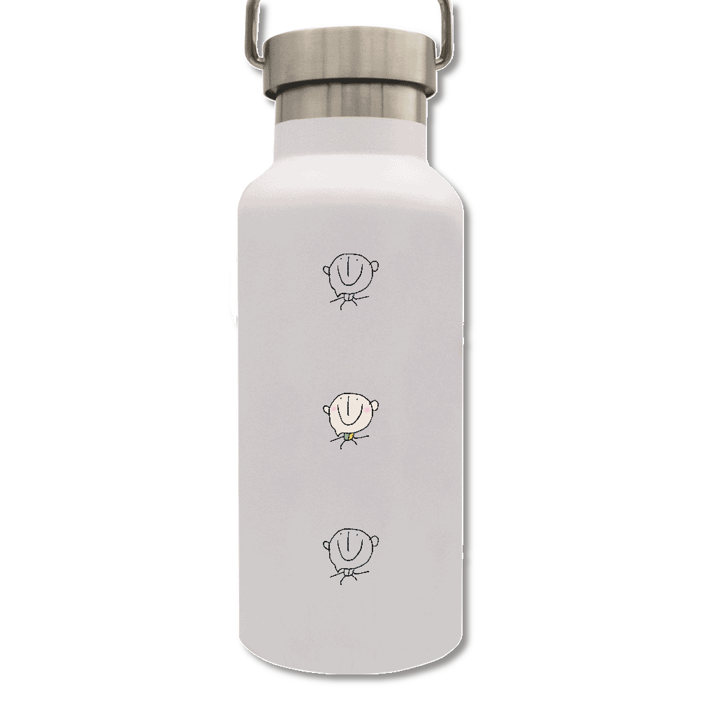 happy art★smiley boy/メタルハンドサーモボトル