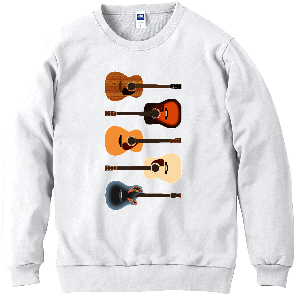 ギターがズラリ