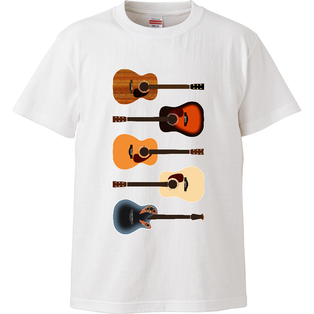 ギターがズラリ