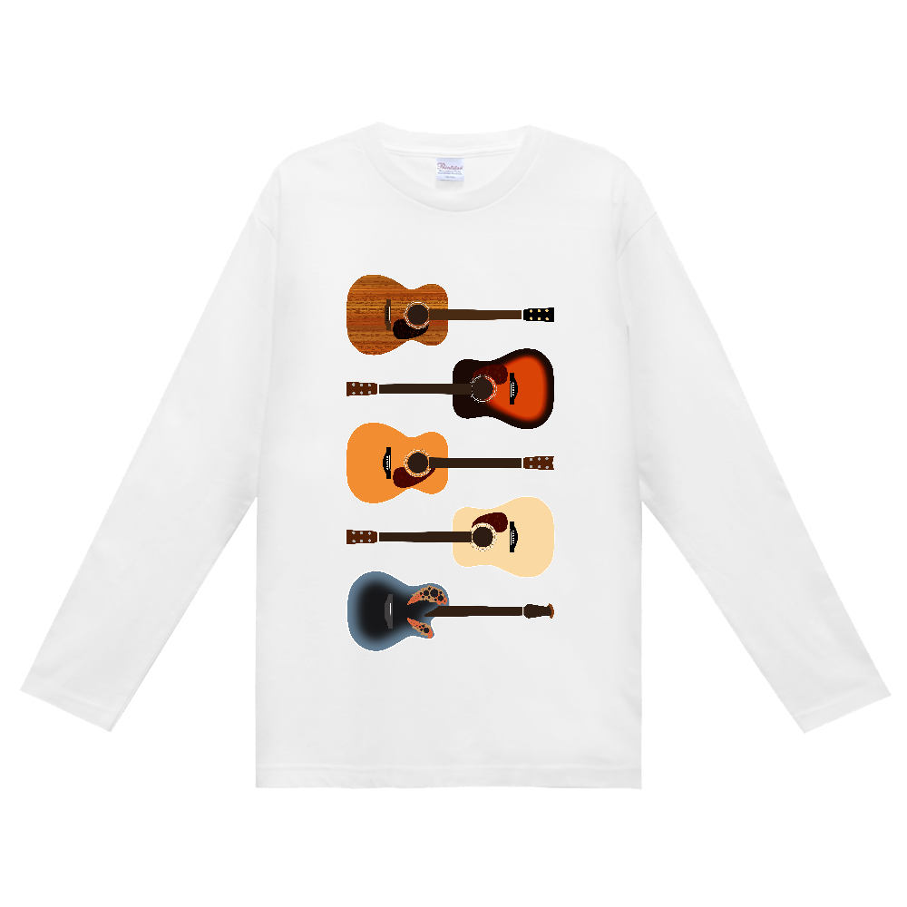 ギターがズラリ