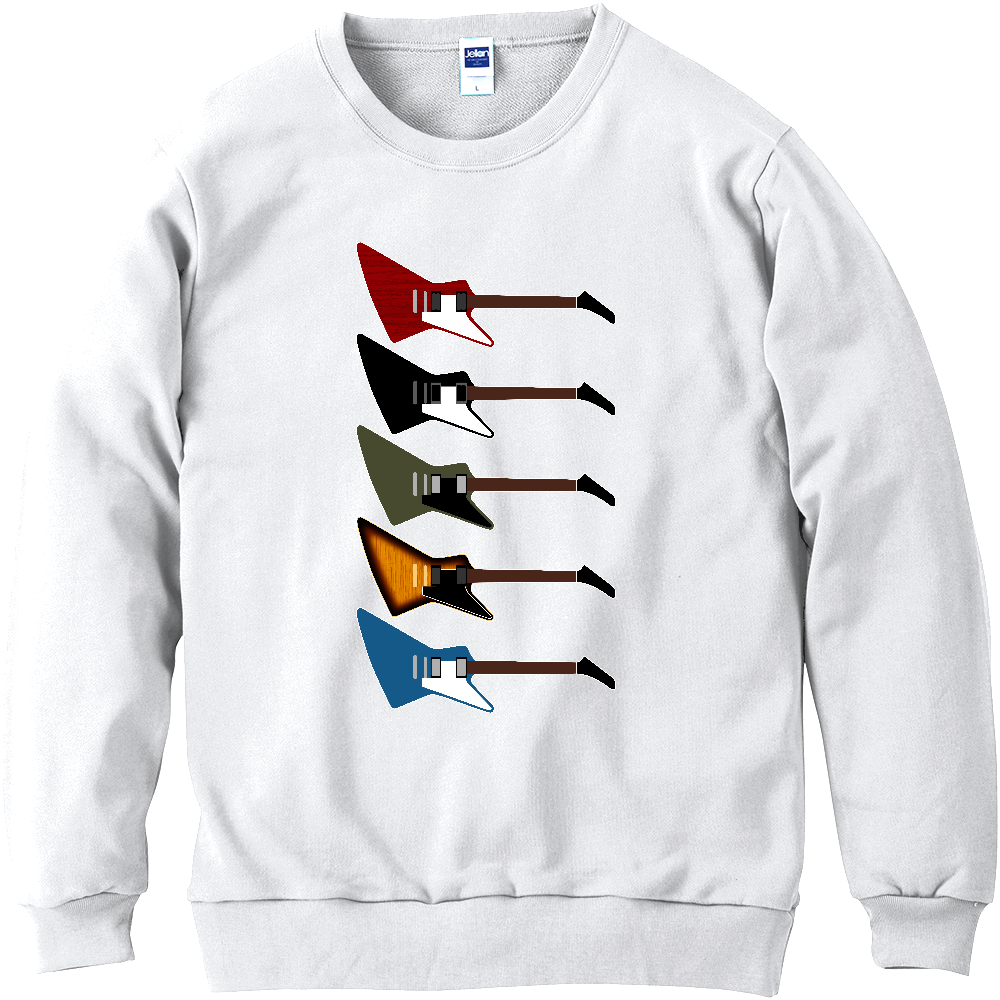 ギターがズラリ